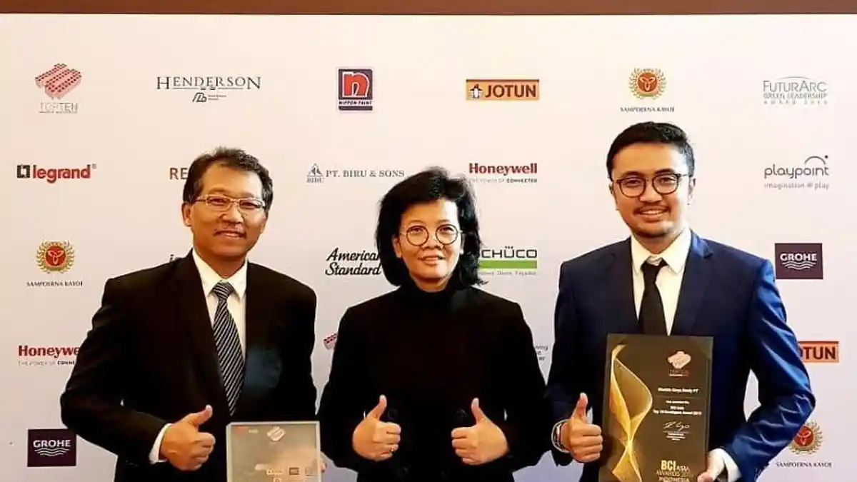 Waskita Realty Top 10 Developers Versi BCI Asia