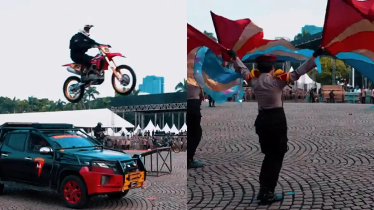 Daftar Acara HUT Bhayangkara di Monas Besok: Ada Atraksi Motor Layang, Berkuda hingga Konser Musik