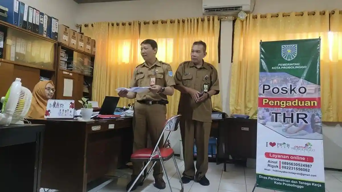 Disperinaker Kota Probolinggo Buka Posko Pengaduan THR