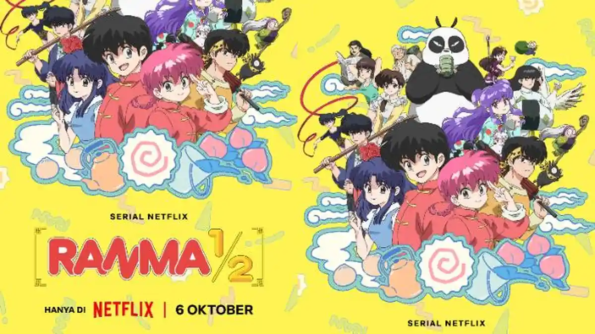 Serial Anime Ranma 1/2 Versi Baru Tayang Perdana di Netflix pada 6 Oktober 2024