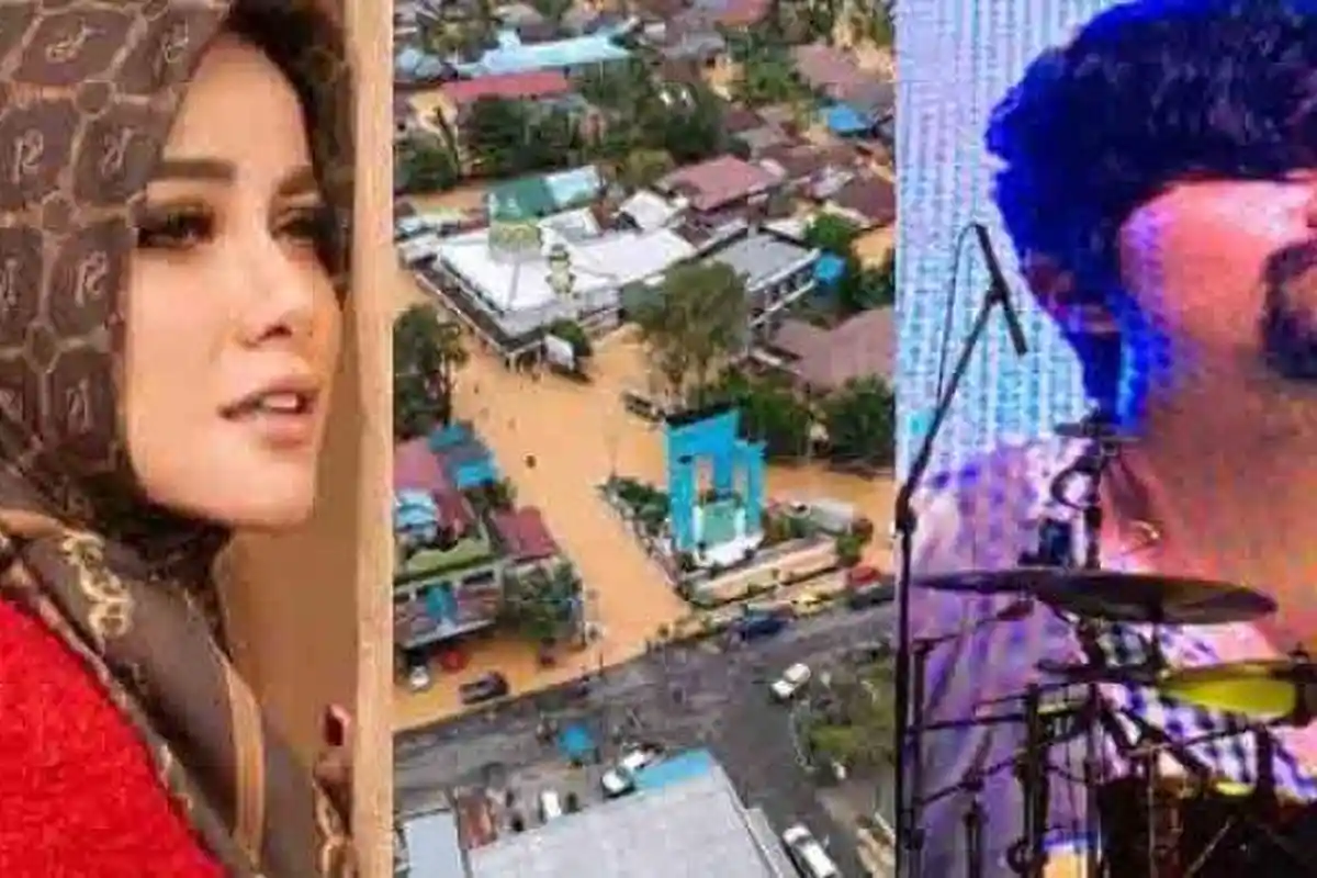 Kampung Halaman Disapu Banjir, Olla Ramlan, Hendy Drummer GIGI dan Ian Kasela Doakan Kalsel
