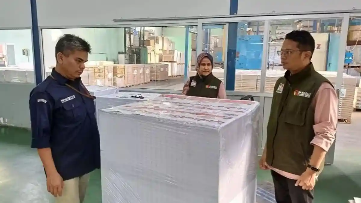 Bawaslu Solok Langsung ke Semarang, Awasi Produksi Surat Suara Pilkada 2024