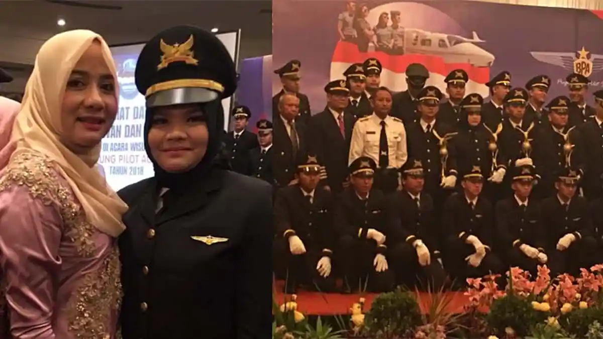 Putroe Sambinoe Lulus Sebagai Pilot Terbaik