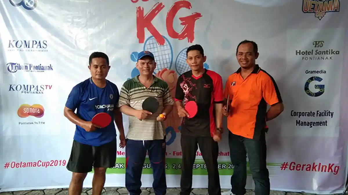 Wakil CFM Rebut Juara Tenis Meja Oetama Cup 2019