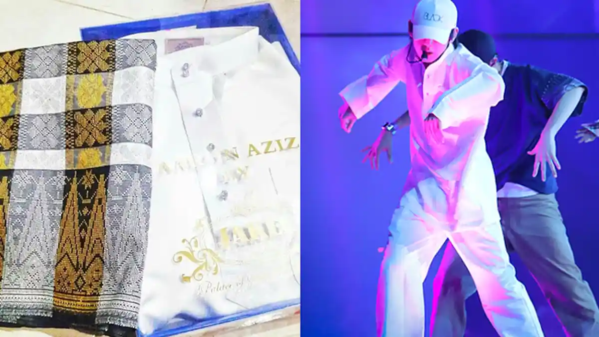 Menjelang Billboard Music Awards, V BTS Reheasal Pakai Baju Gamis?   