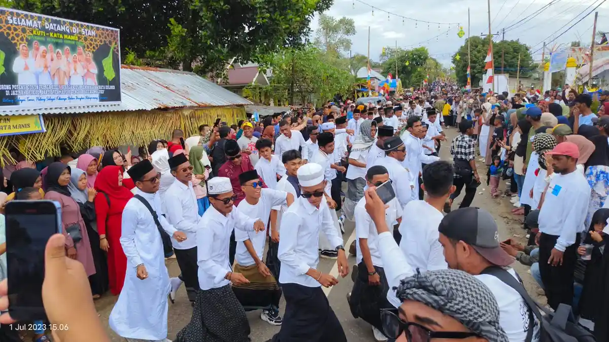 Puluhan Pemuda Dusun Talaga Kodok Berkolaborasi Tarian Samrah Bersama Wandan Culture