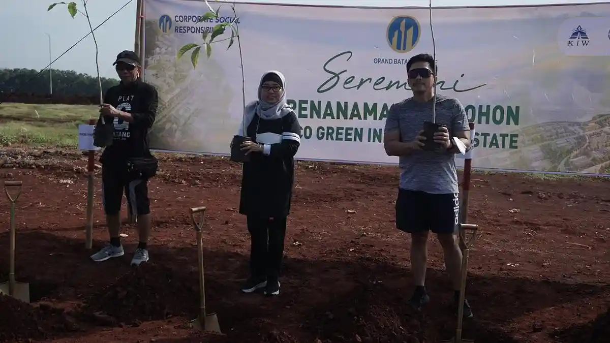 Dukung Go Green Indonesia, Pj Bupati Batang dan Forkopimda Tanam 100 Pohon di KIT Batang