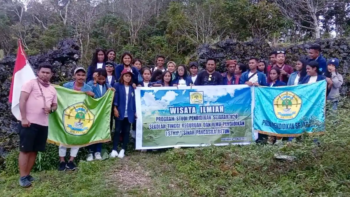 Mahasiswa STKIP Sinar Pancasila Betun Wisata Ilmiah