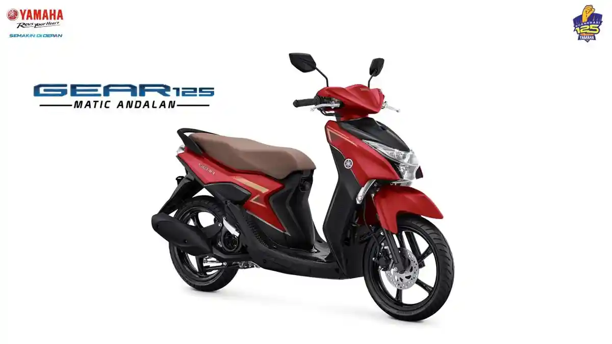 Si Serba Bisa, Matic Andalan Yamaha GEAR 125 Hadir dengan Warna Baru