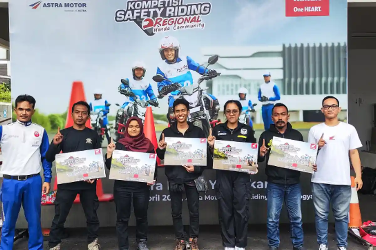 Astra Motor Yogyakarta Nobatkan Jawara Safety Riding Regional 2023