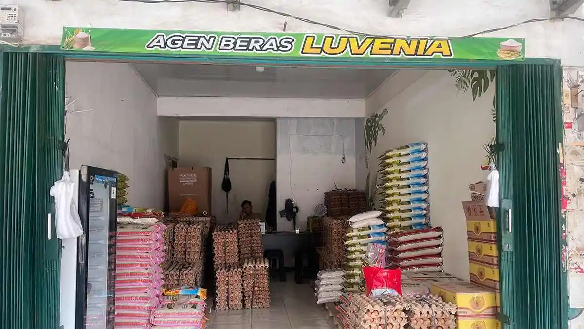 Pemilik Agen Beras Luvenia Bandar Lampung Optimistis HET Telur Ciptakan Persaingan Sehat - Tribunlampung.co.id