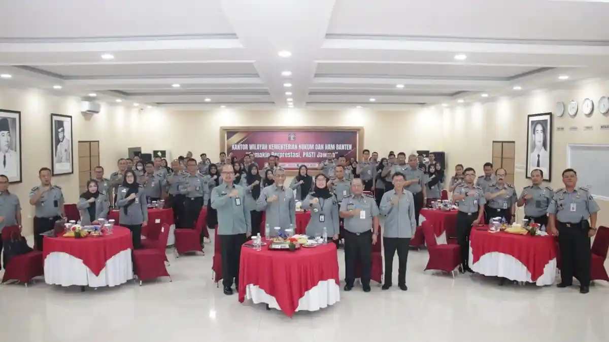 BPSDM Hukum dan HAM Perkenalkan Paradigma Baru untuk ASN Kanwil Kemenkumham Banten