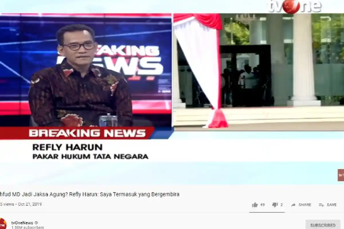 Refly Harun Sebut Posisi Menteri yang Cocok untuk Mahfud MD, Kecewa jika di Menkumham