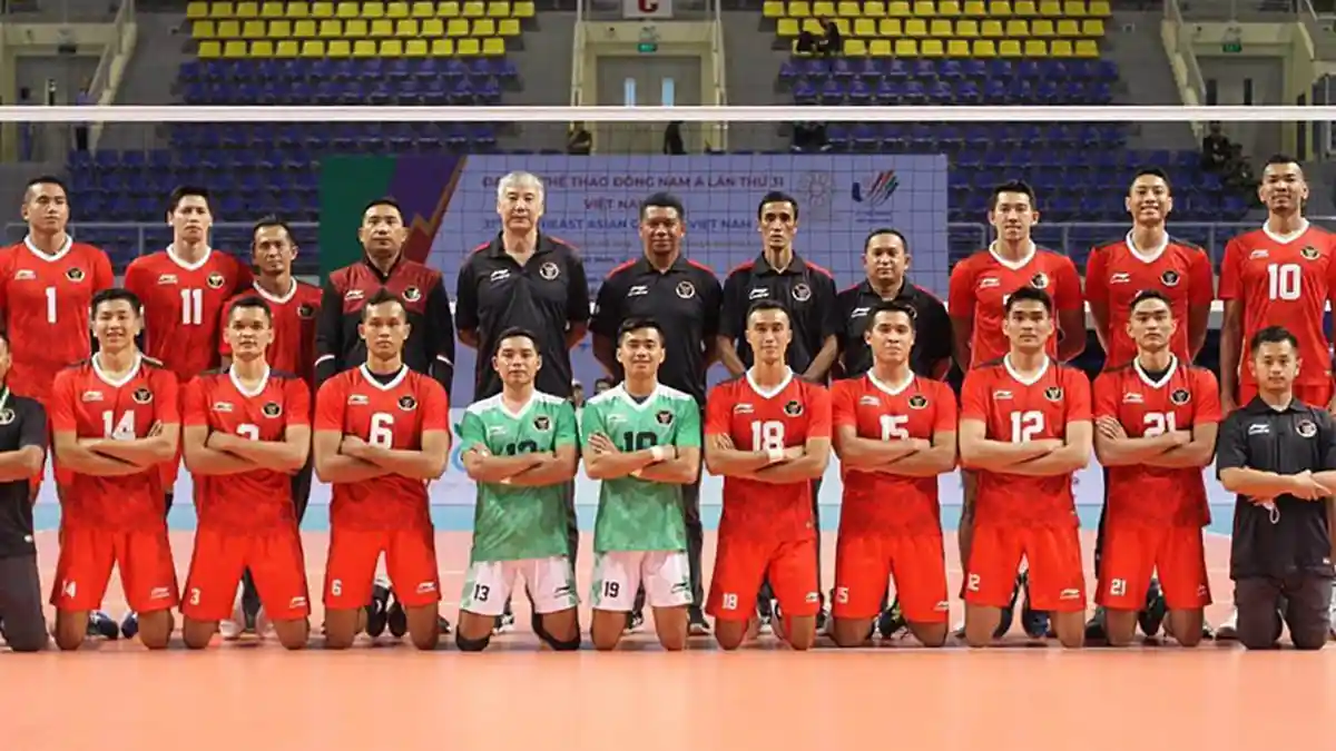 Timnas Putra Voli Indoor Indonesia Pertahankan Medali Emas Setelah Libas Vietnam 3-0