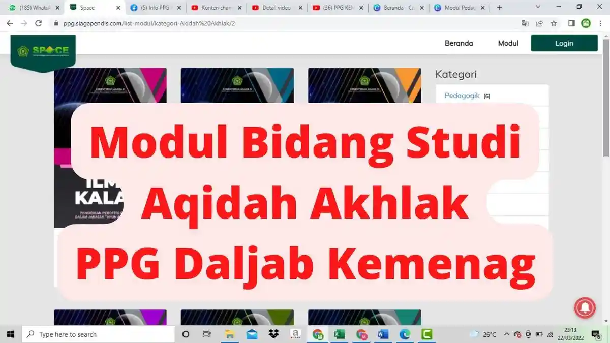 Contoh Tugas PBL Akidah Akhlak PPG Daljab 2024 dan Jawabannya, Dilengkapi Link Unduh File Docs