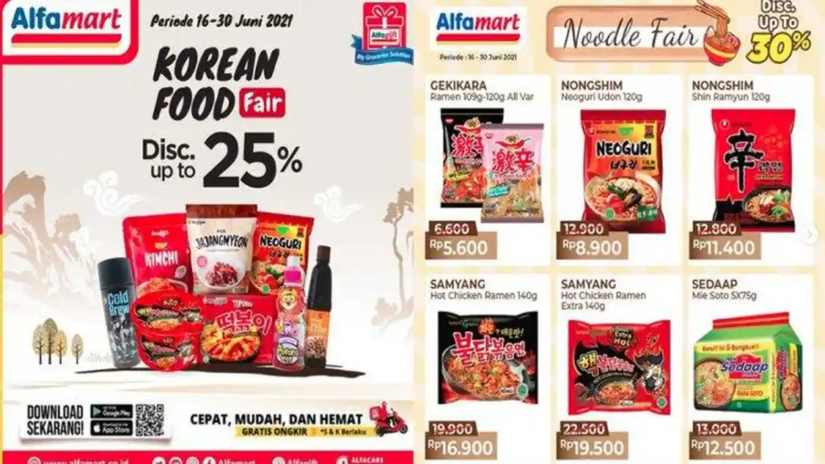 KATALOG Promo Alfamart Kamis 24 Juni 2021: Beli Beras Bisa Dapat Emas hingga Motor, Popok Diskon 25%
