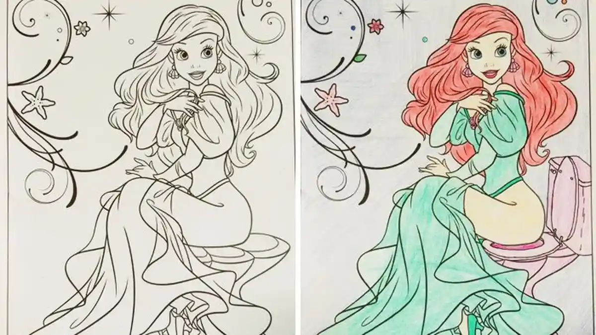 Begini Jadinya Jika Buku Mewarnai Anak-anak Jatuh di Tangan Orang Dewasa, Ngeri Banget!