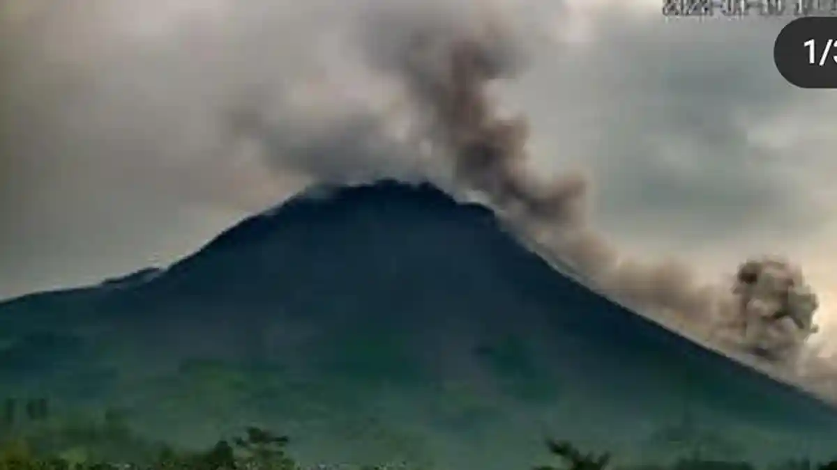 Merapi Lontarkan Awan Panas Hari Ini, Guguran Sentuh 2 Km dari Puncak
