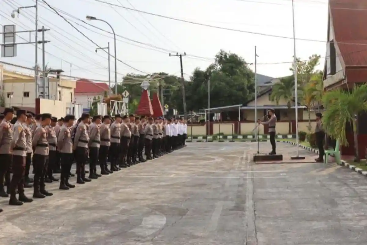 250 Polisi Disiagakan Amankan Aksi May Day di Simpang Lima Kali Mamuju Siang Ini