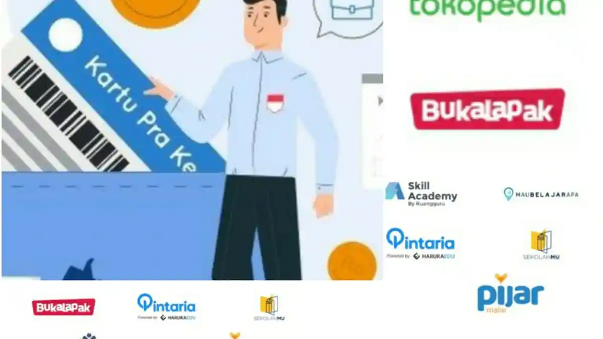 Update Jadwal Lengkap Daftar Kartu Pra Kerja di www.prakerja.go.id, Berikut Pilihan Pelatihannya
