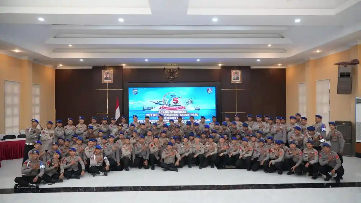 Syukuran HUT Ke-75, Ditpolairud Polda DIY Perkuat Komitmen Jaga Perairan 