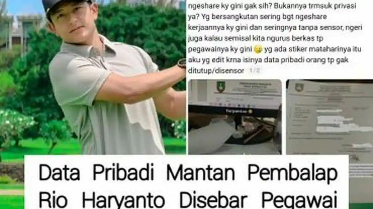 Heboh Data Pribadi Eks Pembalap F1 Rio Haryanto Disebar, ASN Solo ...