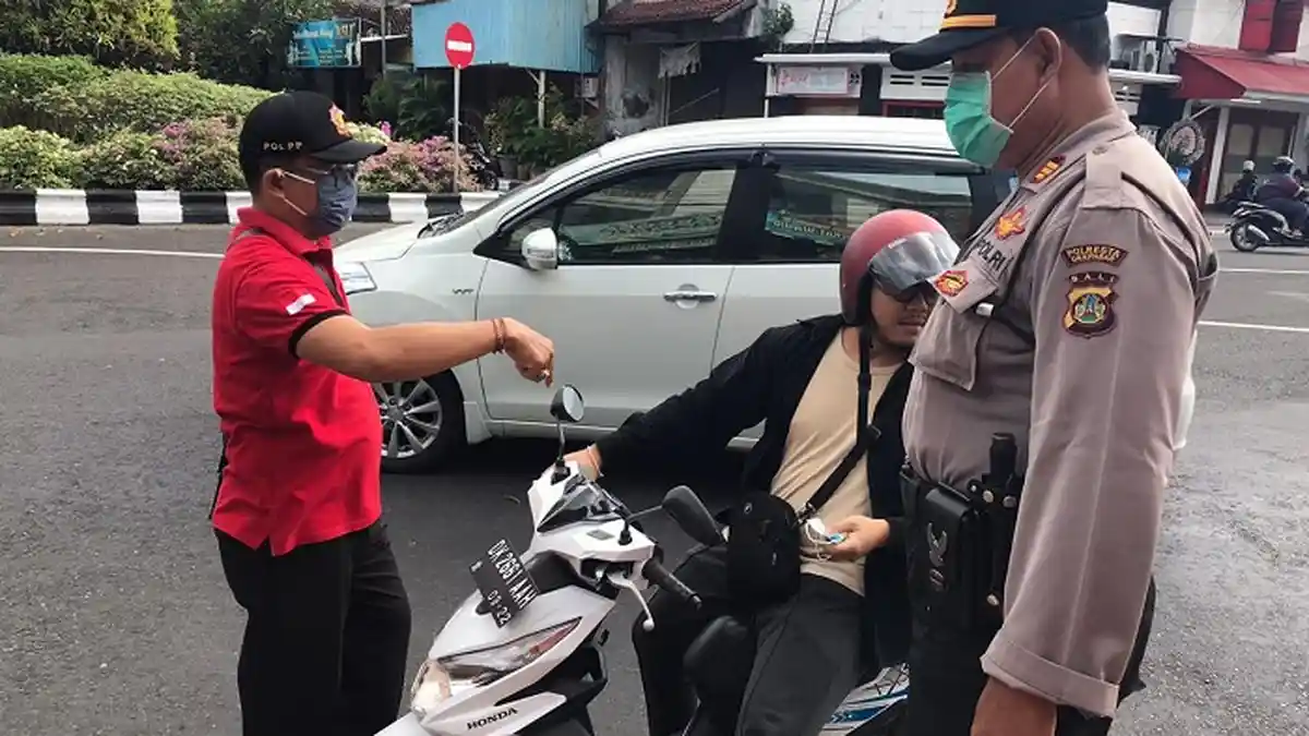Tingkat Pelanggaran Operasi Yustisi Covid-19 Warga Denpasar Mulai Menurun