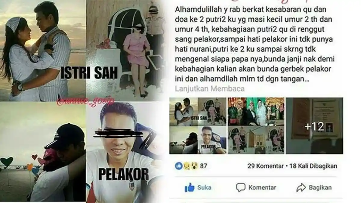 Istri Sah Ini Labrak Pelakor dan Suaminya yang Kumpul Kebo. Live Streaming di Facebook Lagi!