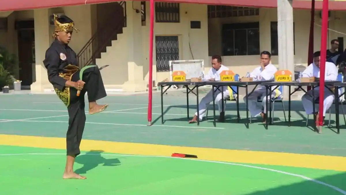 20 Perguruan Silat di Blora Ikut Kejuaraan Seni Bela Diri Pencak Silat Kapolres Cup
