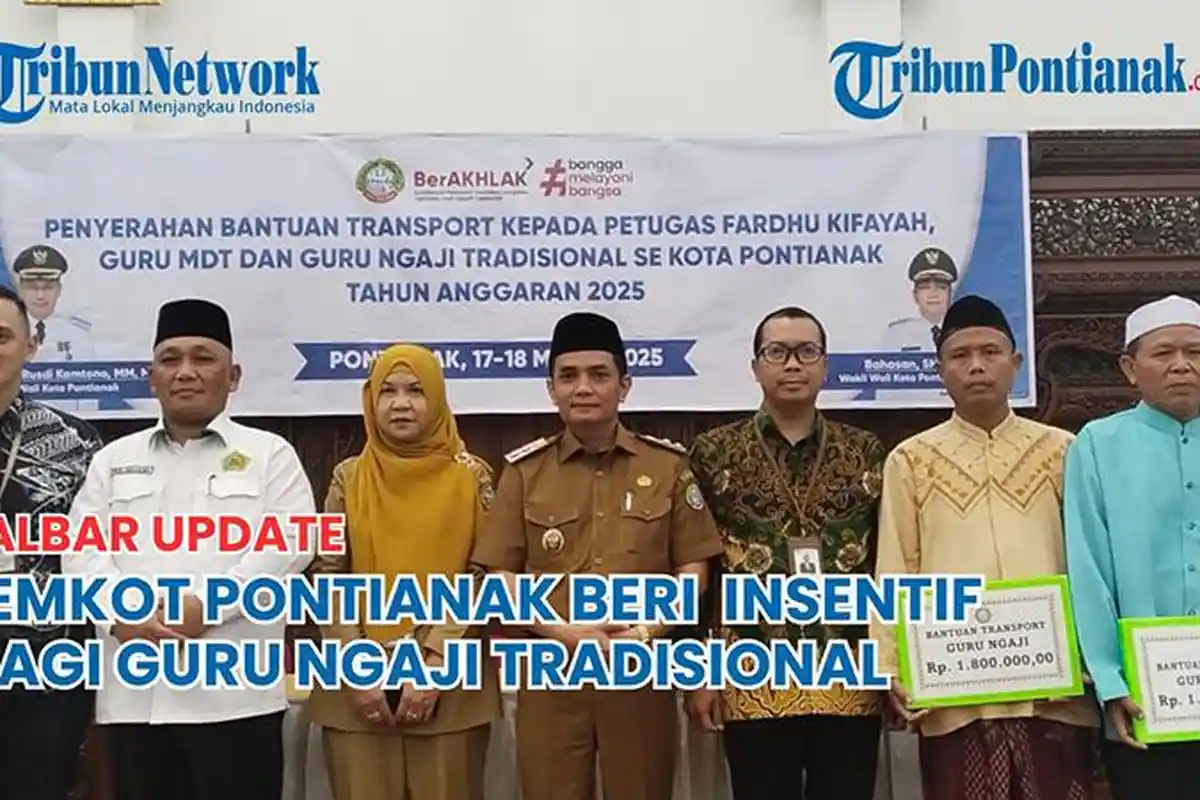 Pemkot Pontianak Berikan Insentif Untuk Guru Ngaji Tradisional Nonlembaga