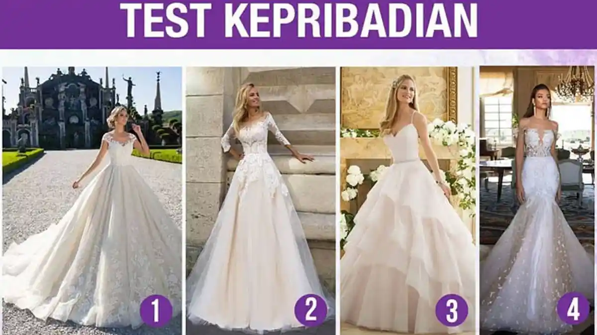 4 Gaun Pengantin Ini Tunjukkan Kepribadian Cewek, yang Mana Pilihanmu?