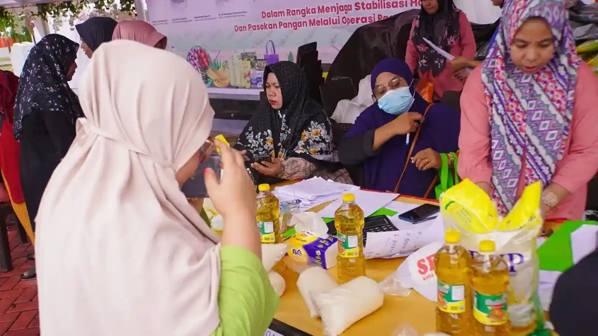 TPID Tidore Maluku Utara Jaga Stabilitas Harga dan Pasokan Pangan Lewat Pasar Murah