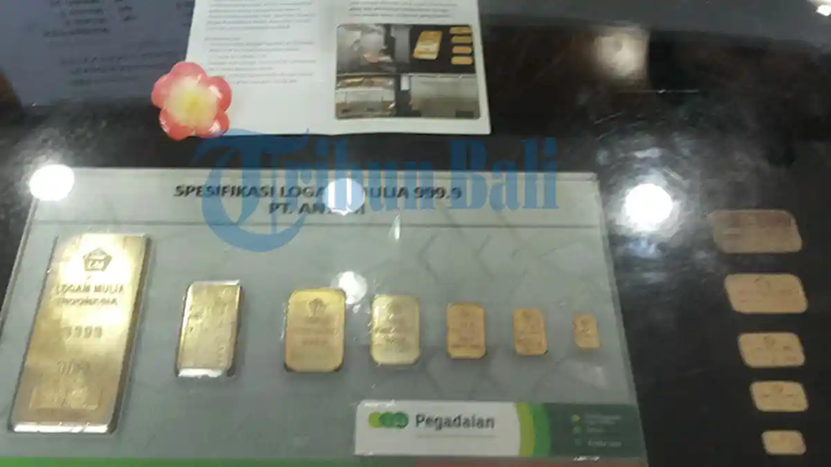 Harga Emas di Butik Emas LM Denpasar Hari Ini Rp 764.000 per Gram, Setelah Naik Rp 4.000 per Gram