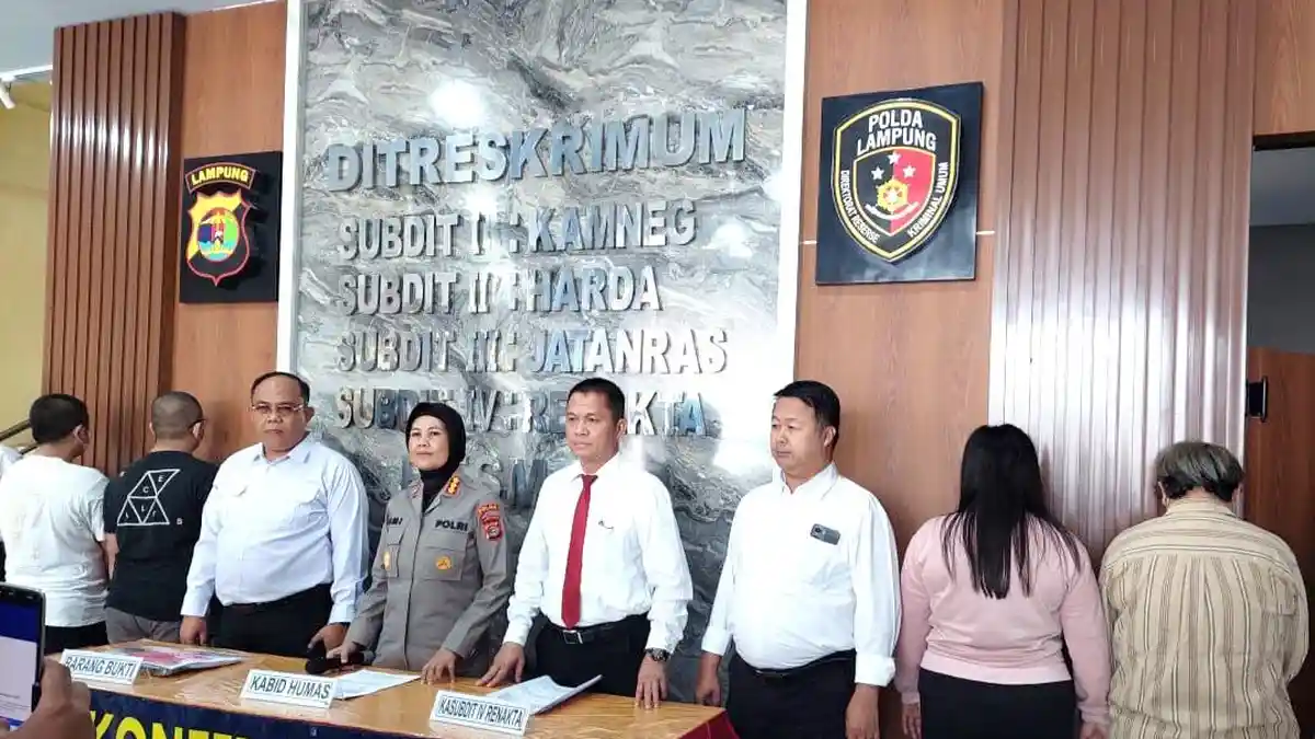 Polda Lampung Limpahkan Empat Tersangka TPPO ke Kejati 