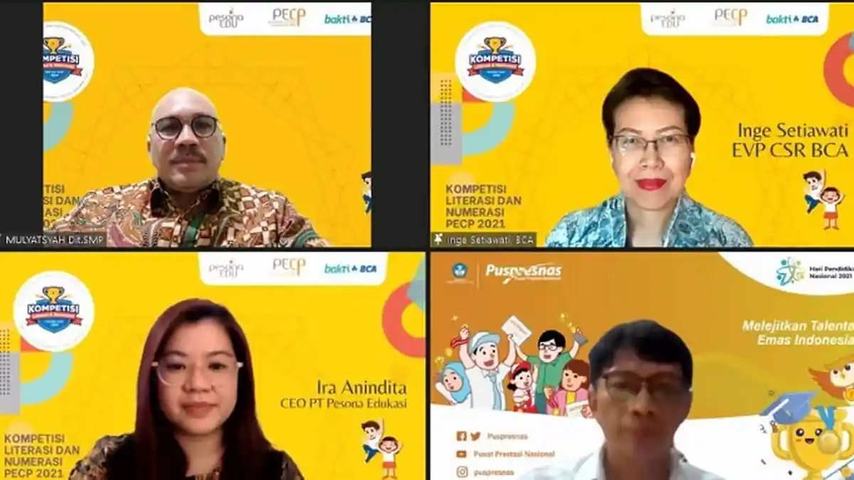 BCA dan PesonaEdu Gelar Kompetisi Online Literasi dan Numerasi Nasional
