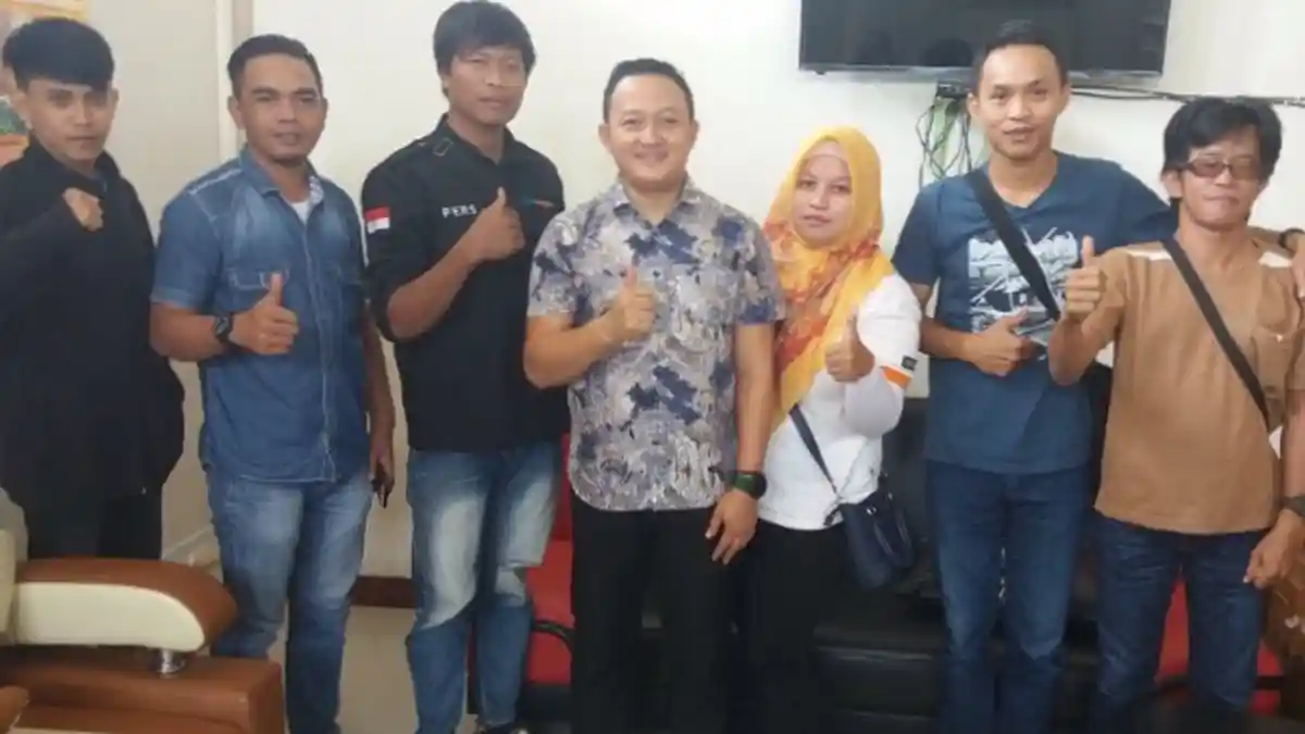 Wartawan Bangka Barat Silaturrahmi ke RSUD Sejiran Setason
