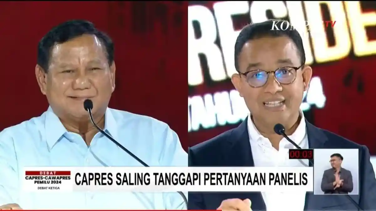 Momen Prabowo Subianto Geleng-geleng Kepala saat Anies Baswedan Sindir Alutsista Bekas