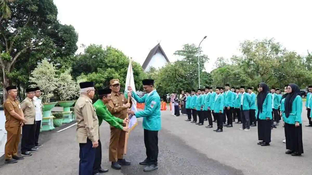 Disebar ke Beberapa Desa, KKN Mahasiswa STIT Syekh Muhammad Nafis Tabalong Dilepas
