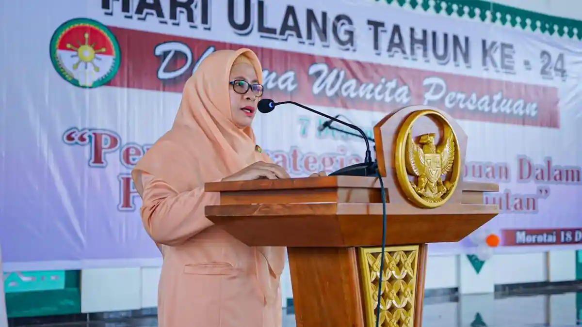 Rayakan HUT Dharma Wanita ke 24, Ini Pesan Ketua DWP Morotai  Nursina Rajak Lotar