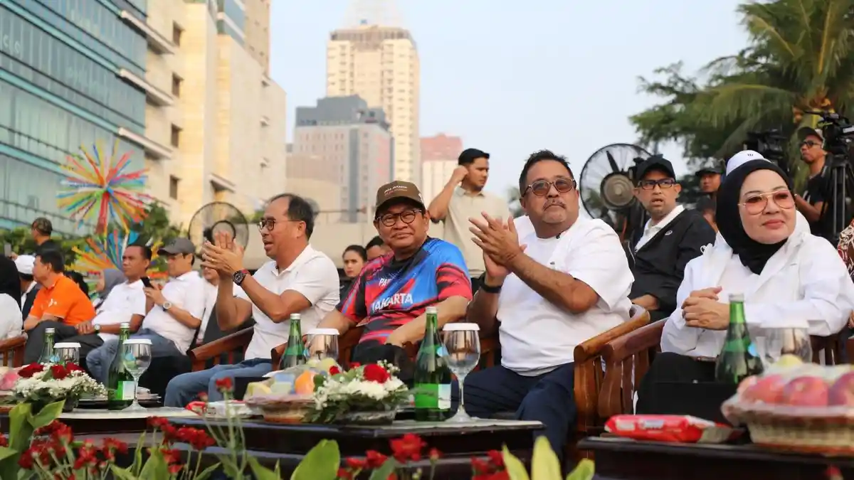 Jakarta Penuh Warna Meriahkan HUT Ke-499 di Bundaran HI Jakpus - Wartakotalive.com