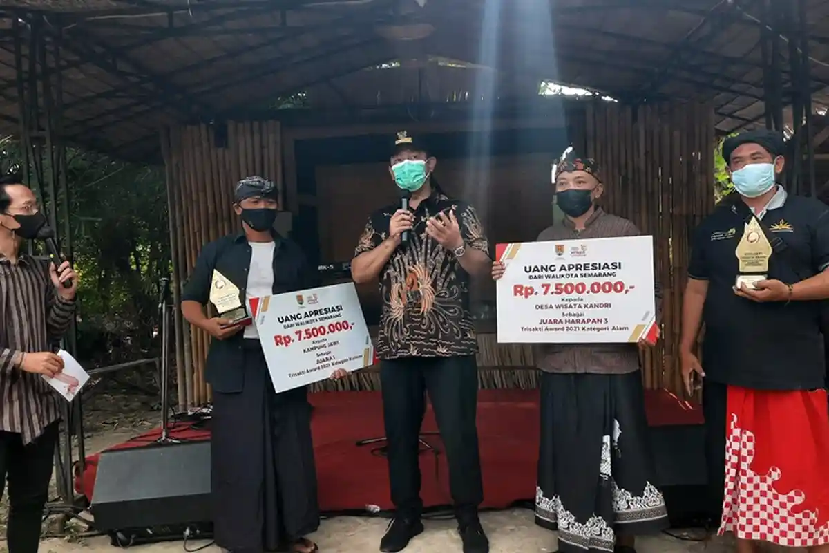 Ikut Berbahagia, Kampung Jawi dan Desa Wisata Kandri Semarang Gondol Penghargaan TTA 2021