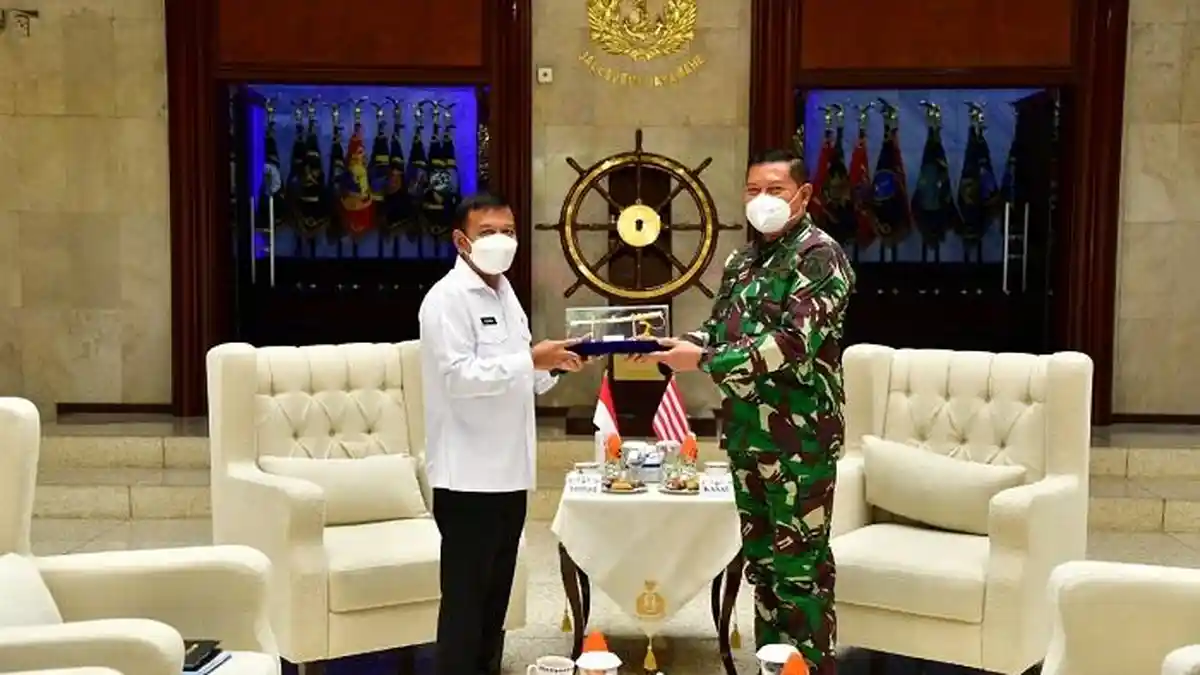 KSAL Laksamana Yudo Margono Terima Kunjungan Kehormatan Wamenhan Herindra