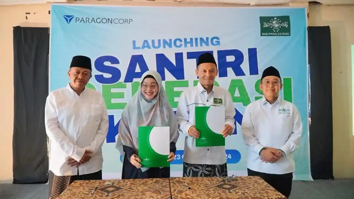 Program Santri Generasi Keren, PWNU Jateng: ParagonCorp Dukung Pengembangan Santri di Pesantren