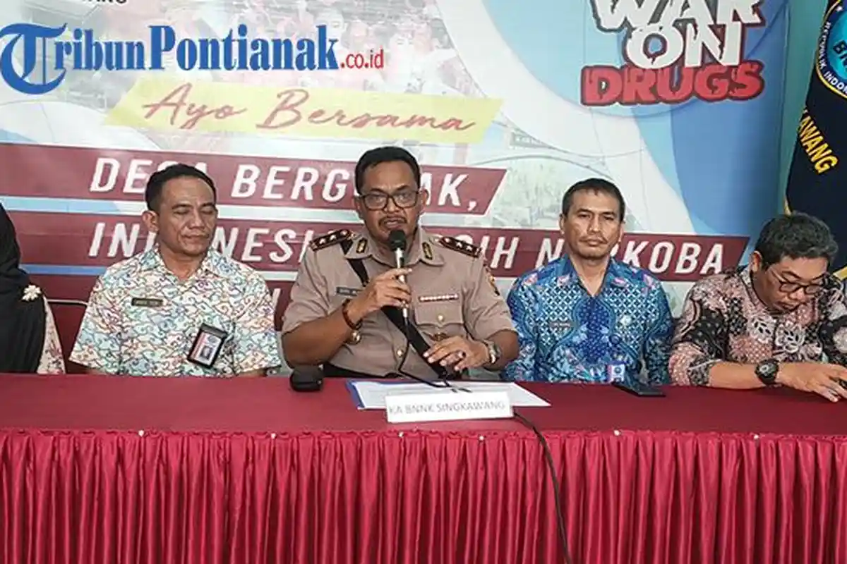 Konsisten Mengusung Empat Strategi, Berikut Pencapaian BNN Kota Singkawang di Tahun 2023