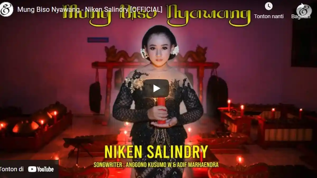 Chord Kunci Gitar Mung Biso Nyawang Niken Salindry