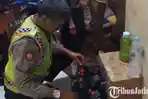 Rumah Penjual Miras di Jalan Gadel Timur Surabaya Digrebek, Polisi Temukan Puluhan Botol Cukrik