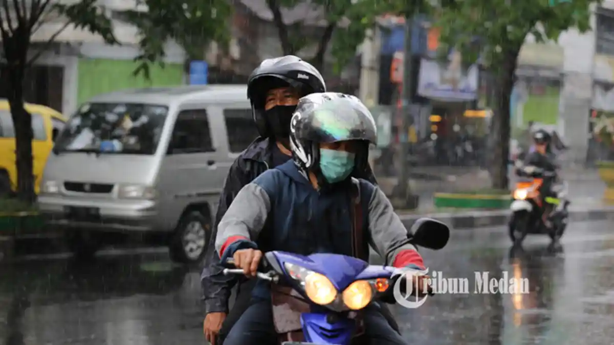PRAKIRAAN Cuaca di Sumut dan Sekitarnya Hari Ini, BMKG : Hujan Akan Turun Hingga Siang Hari ini