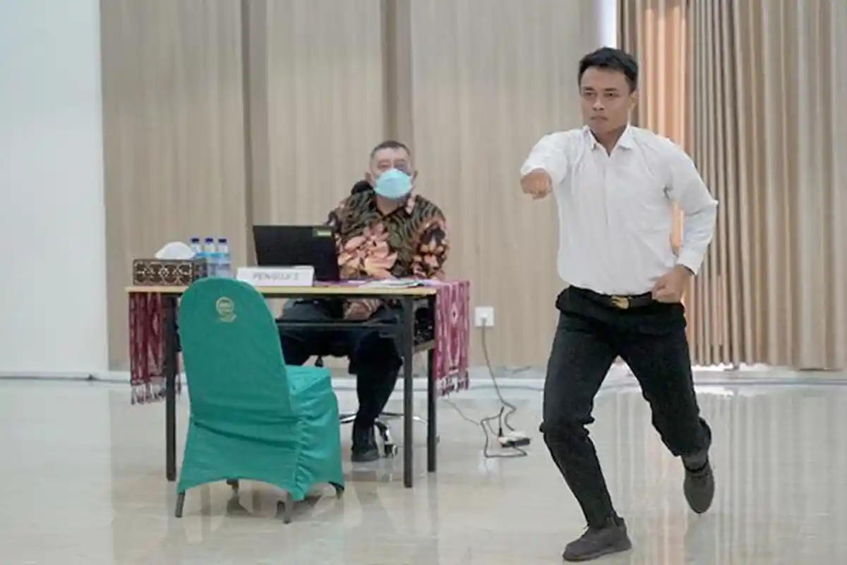 36 CASN Kemenkumham NTB Formasi Penjaga Tahanan Unjuk Potensi Diri di Depan Tim Penguji