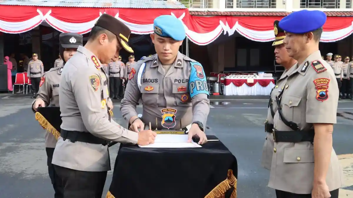 4 Perwira Polresta Cilacap Dimutasi, Berikut Nama-namanya