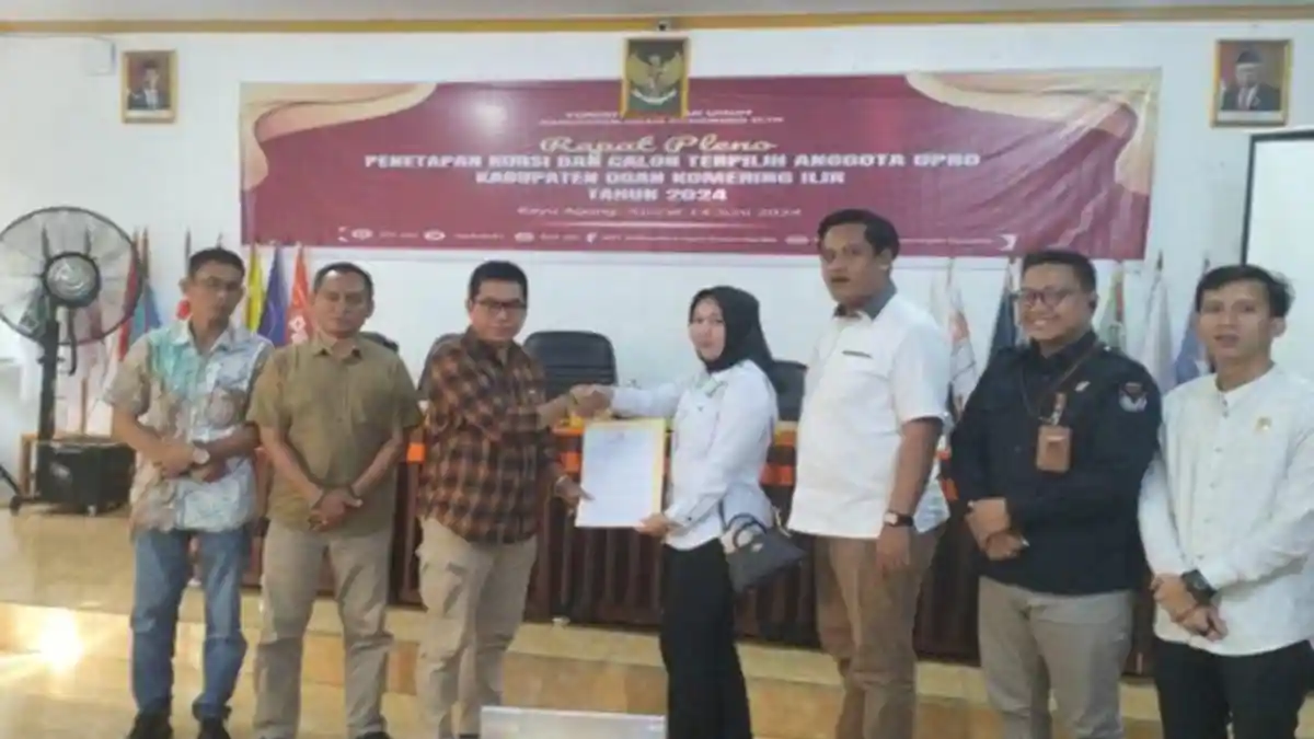 Daftar 45 Anggota DPRD OKI Terpilih Periode 2024-2029, PKB Menjadi Partai Pemenang